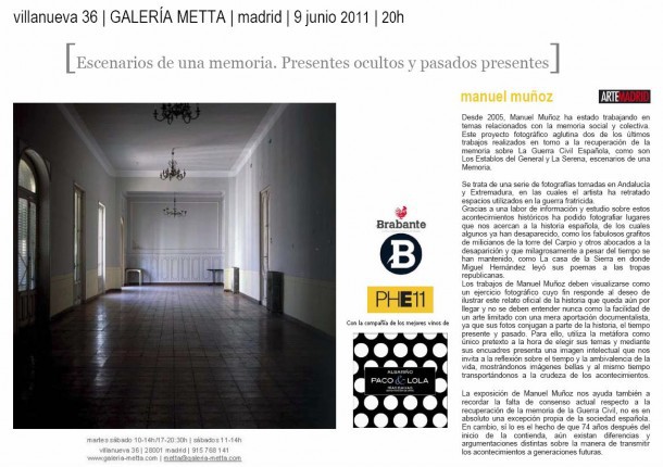 Invitación Exposición 9Junio Metta