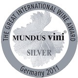Silver medal, MundusVini 2011
