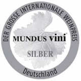 Silver medal, mundusVini 2014 Summer tasting