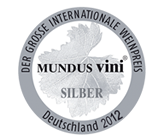 Silver medal, mundusvini 2012